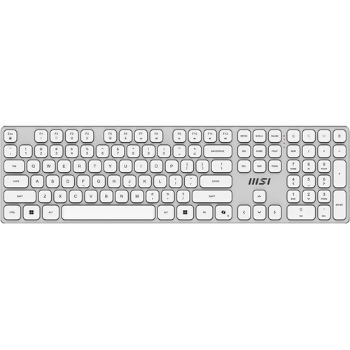 MSI GG Forge K210 Wireless Combo TR Kablosuz Optik Klavye Mouse Set Beyaz