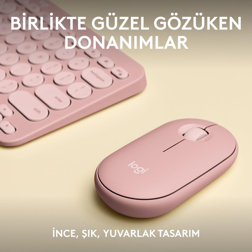 Logitech Pebble 2 Kablosuz Klavye Mouse Set 920-012247