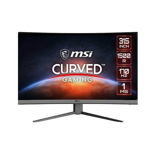 MSI G32CQ4 E2 31.5 2560x1440 170Hz 1ms FreeSync Premium HDMI DP Curved 1500R Led Monitr