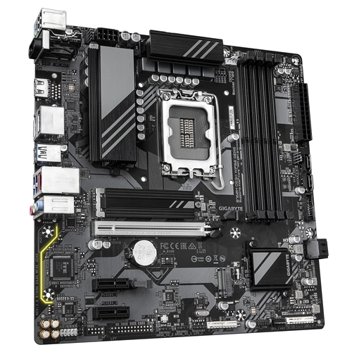 Gigabyte B760M DS3H Wi-Fi 6E GEN 5 DDR5 5600 MHz 2xM.2 2.5G LAN Micro-ATX Soket 1700