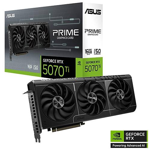 ASUS PRIME GeForce RTX 5070 Ti 16GB GDDR7 Ekran Kart