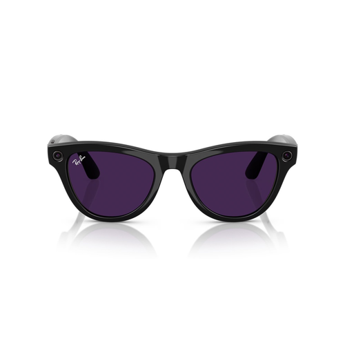 Ray-Ban Meta Skyler Ak�ll� G�zl�k Siyah �er�eve Transitions Violet Lens RW4010