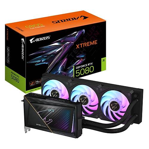 Gigabyte Aorus GeForce RTX 5080 Xtreme WaterForce 16GB 256bit GDDR7 GV-N5080AORUSX W-16GD