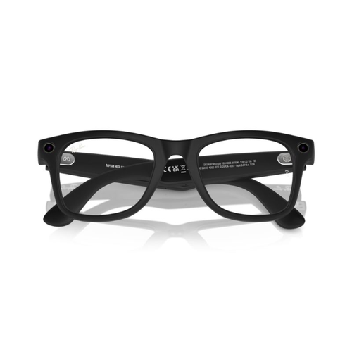 Ray-Ban Meta Wayfarer Ak�ll� G�zl�k Mat Siyah �effaf I���a G�re Koyula�an Cam Rengi