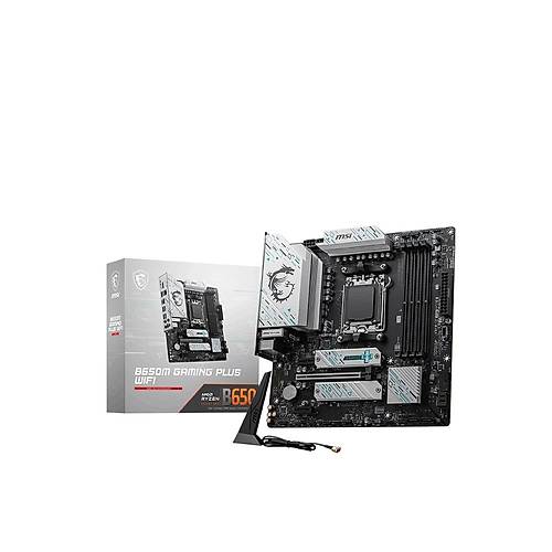 MSI B650M GAMING PLUS WiFi DDR5 7200MHz (OC) HDMI DP M.2 USB 3.2 2.5G LAN WiFi 6E mATX AM5