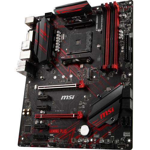 MSI B450 GAMING PLUS MAX DDR4 3466MHz (OC) DVI HDMI USB 3.2 ATX AM4