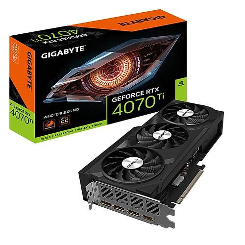 Gigabyte GeForce RTX 4070 Ti Windforce OC 12G 12GB 192Bit GDDR6X GV-N407TWF3OC-12GD