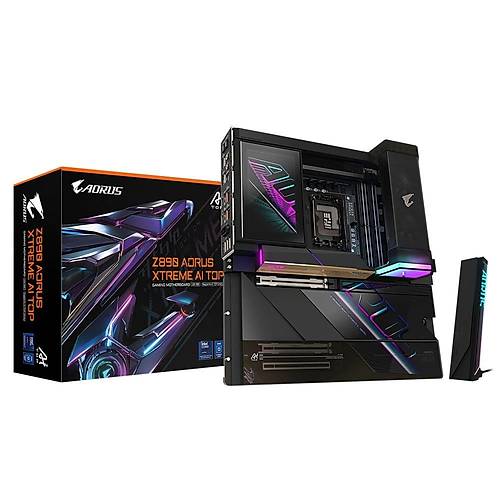 Gigabyte Z890 AORUS XTREME AI TOP DDR5 9500 MHz (OC) M.2 USB 3.2 Thunderbolt Wi-Fi 7 10G LAN E-ATX Soket 1851