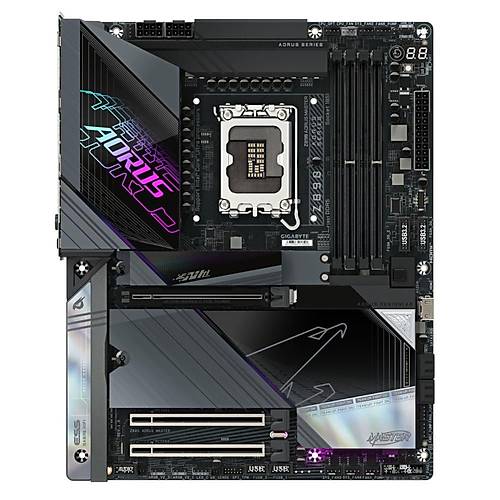 Gigabyte Z890 AORUS MASTER DDR5 9500 MHz (OC) M.2 USB 2.0 USB 3.2  Thunderbolt Wi-Fi 7 10G LAN ATX Soket 1851