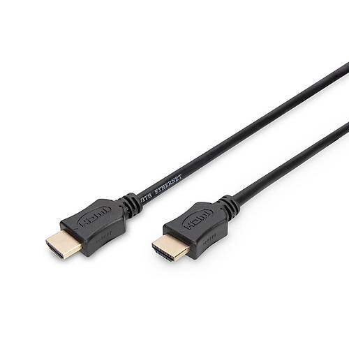Digitus HDMI Kablo Altın Uçlu Siyah 1m 4K