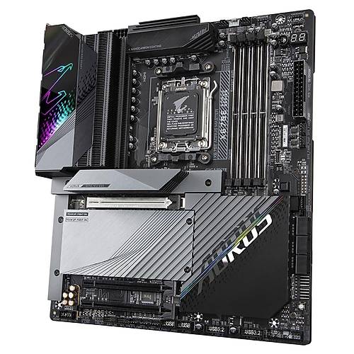 Gigabyte X670E AORUS MASTER 1.1 Wi-Fi DDR5 8000 MHz (OC) PCI-E Gen4 M.2 USB 3.2 DP HDMI 2.5G LAN Wi-Fi 6E E-ATX AM5