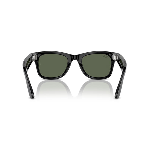 Ray-Ban Meta Wayfarer Ak�ll� G�zl�k Parlak Siyah G15 Ye�il RW4008