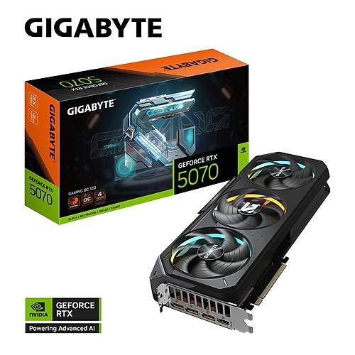 Gigabyte GeForce RTX 5070 Gaming OC 12GB 192bit GDDR7 GV-N5070GAMING OC-12GD