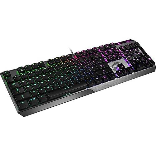 MSI Vigor GK50 Rainbow Kailh Low Profile Trke RGB Mekanik Oyuncu Klavyesi