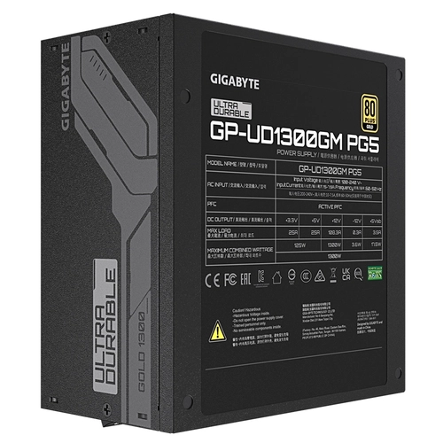 Gigabyte UD1300GM PG5 1300W 80 Plus Gold Full Mod�ler Power Supply