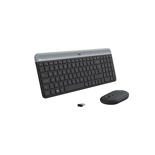 Logitech MK470 nce Kablosuz Klavye Mouse Set Siyah 920-009435