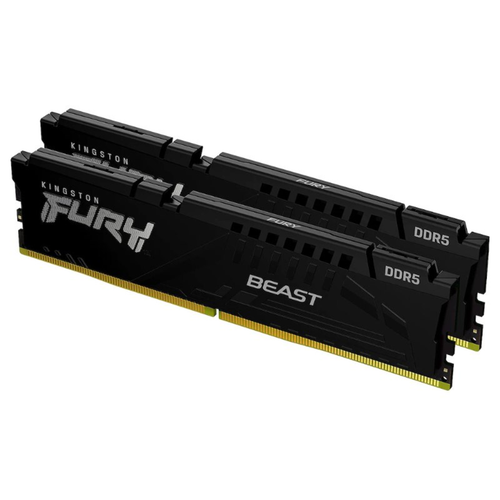 Kingston Fury Beast 32GB (2x16GB) DDR5 5600MHz CL40 So�utuculu Dual Kit Siyah Ram KF556C40BBK2-32