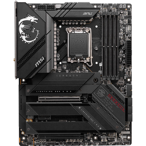 MSI MPG Z790 CARBON WiFi DDR5 7600MHz (OC) PCI-E Gen 5 M.2 USB 3.2 HDMI 1x2.5G LAN WiFi 6E ATX Soket 1700