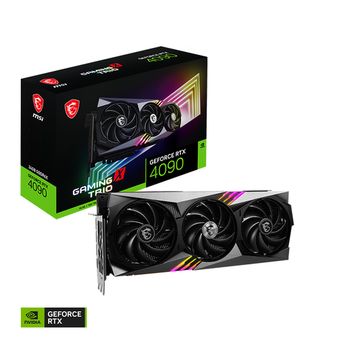 MSI GeForce RTX 4090 GAMING X TRIO 24G 384Bit GDDR6X DLSS 3 Ekran Kart