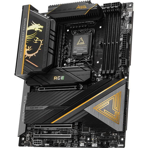 MSI MEG Z890 ACE DDR5 9200MHz (OC) USB 20Gbps 5xM.2 Thunderbolt 4 HDMI DP 10G LAN WiFi 7 ATX Soket 1851