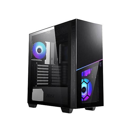 MSI MPG SEKIRA 100R Temperli Cam 4 x A-RGB Fan 120mm E-ATX Gaming Bilgisayar Kasas