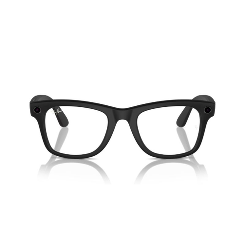 Ray-Ban Meta Wayfarer Ak�ll� G�zl�k Mat Siyah �effaf I���a G�re Koyula�an Cam Rengi
