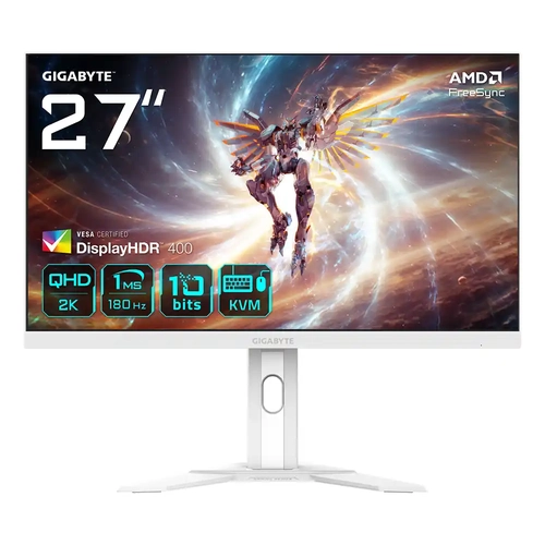 Gigabyte M27QA ICE 27 2560x1440 180Hz 1ms HDMI DP Type-C HDR 400 IPS Gaming Monit�r