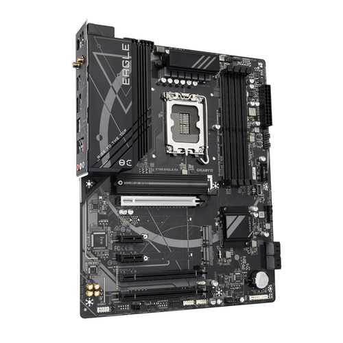 Gigabyte Z790 Eagle AX Wi-Fi DDR5 7600 MHz (OC) PCI-E Gen5 M.2 USB 3.2 DP HDMI 2.5G LAN Wi-Fi 6E ATX Soket 1700