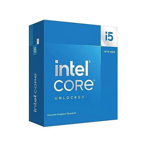 Intel Core i5 14600KF Soket 1700 3.5GHz 24MB Cache İşlemci Fansız Kutulu