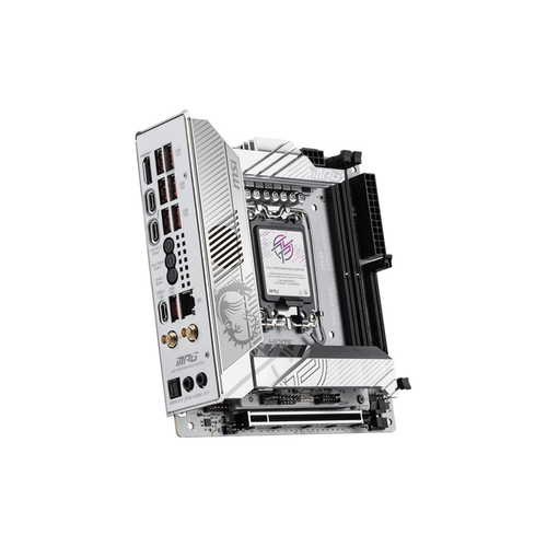 MSI MPG Z890I EDGE Ti WiFi DDR5 8600MHz (OC) USB 20Gbps 4xM.2 Thunderbolt 4 HDMI 2xDP 5G LAN WiFi 7 mini ITX Soket 1851