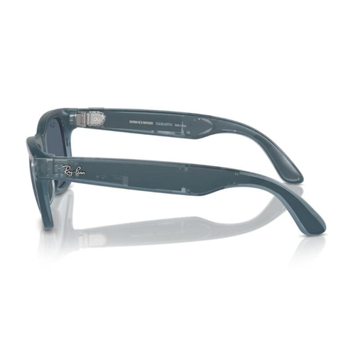 Ray-Ban Meta Wayfarer Ak�ll� G�zl�k Mat Mavi Polarize Mavi