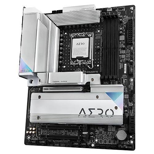 Gigabyte Z790 AERO G Wi-Fi DDR5 7600 MHz (OC) PCI-E Gen5 M.2 USB 3.2 DP HDMI 2.5G LAN Wi-Fi 6E ATX Soket 1700