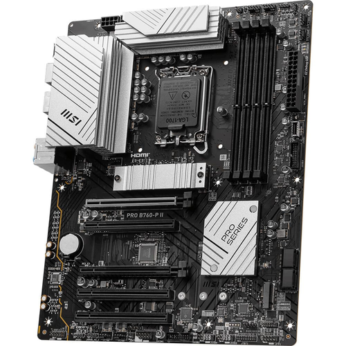 MSI PRO B760-P II DDR5 7000MHz (OC) PCI-E M.2 USB3.2 HDMI DP 1x 2.5G LAN ATX Soket 1700