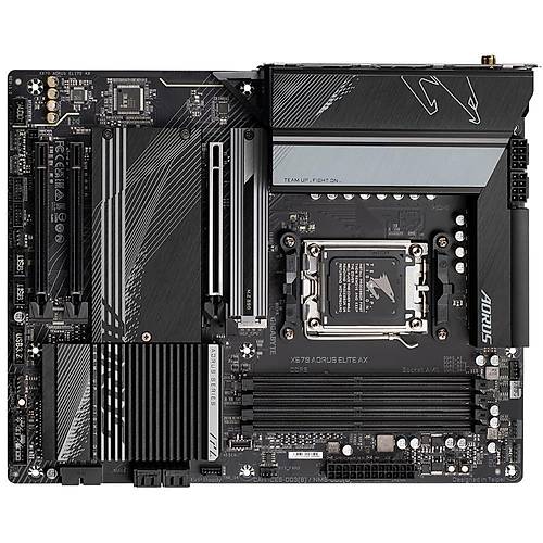 Gigabyte X670 AORUS ELITE AX Wi-Fi DDR5 8000 MHz (OC) PCI-E Gen4 M.2 USB 3.2 HDMI 2.5G LAN Wi-Fi 6E ATX AM5