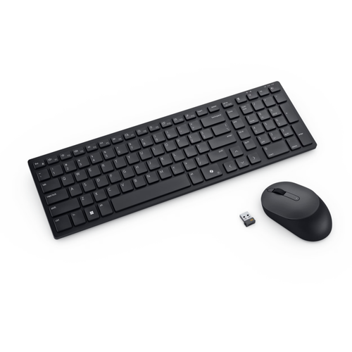 Dell Pro Kompakt Sessiz Kablosuz Klavye Mouse Set Q TR Siyah KM555