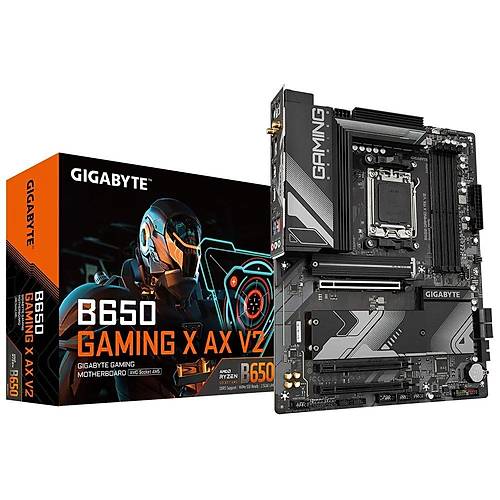 Gigabyte B650 Gaming X AX V2 DDR5 8000MHz (OC) M.2 HDMI DP 2.5GbE Lan Wi-Fi 6E ATX AM5 Anakart