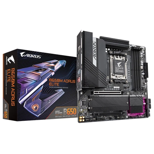 Gigabyte B650M Aorus Elite DDR5 8000 MHz (OC) 2xM.2 DP HDMI 2.5G LAN Micro-ATX Soket AM5
