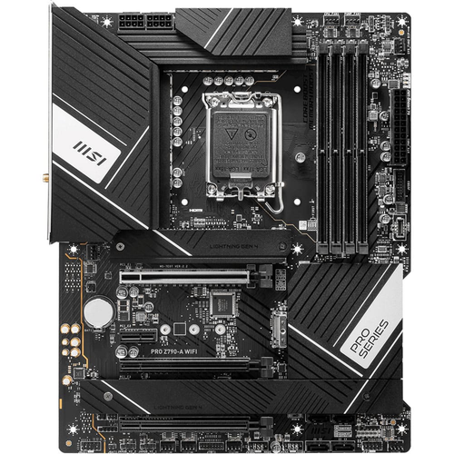 MSI PRO Z790-A WiFi DDR5 7200MHz (OC) PCI-E Gen 5 M.2 USB 3.2 DP HDMI 1x2.5G LAN WiFi 6E ATX Soket 1700
