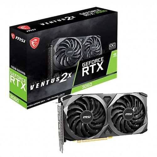 MSI GeForce RTX 3060 VENTUS 2X 12G OC 12GB 192Bit GDDR6