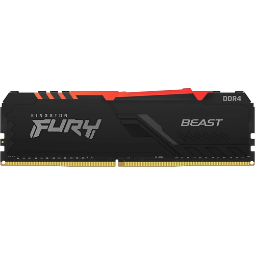 Kingston Fury Beast RGB 32GB DDR4 3200MHz CL16 So�utuculu Dual Kit Ram KF432C16BBAK2-32