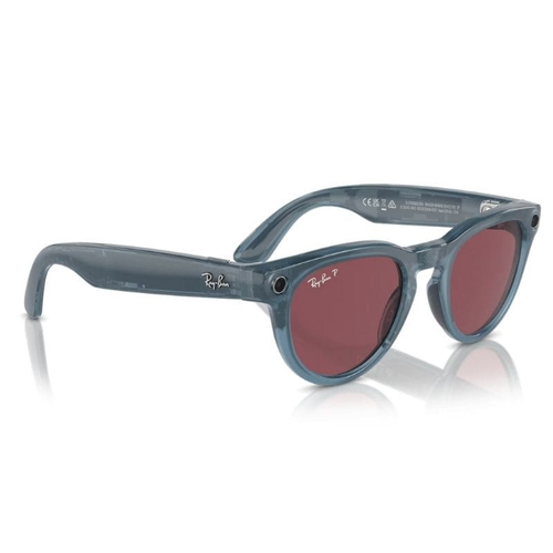 Ray-Ban Meta Headliner Ak�ll� G�zl�k Mavi Polarize Tozlu K�rm�z�