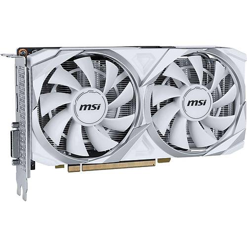 MSI GeForce RTX 3050 Ventus 2X XS White 8G OC 8GB GDDR6 128Bit DX12 PCIe 4.0 X8 (3xDP 1xHDMI) Ekran Kart