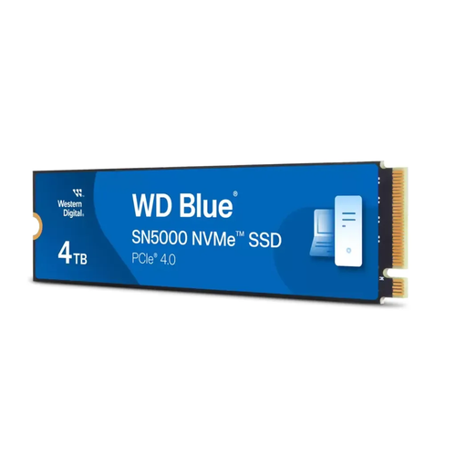 WD Blue SN5000 4TB PCIe 4.0 NVMe M.2 2280 SSD Disk WDS400T4B0E