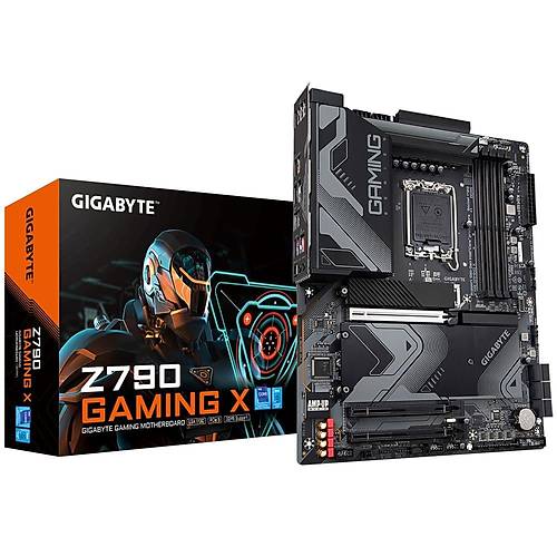 Gigabyte Z790 GAMING X DDR5 7600 MHz (OC) PCI-E Gen5 M.2 USB 3.2 DP HDMI 2.5G LAN ATX Soket 1700