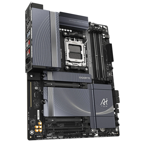 Gigabyte B850 AI TOP DDR5 8600MHz (OC) 3xM.2 Type-C HDMI 10GbE LAN Wi-Fi 7 ATX Soket AM5