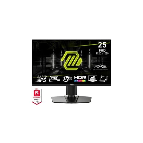 MSI MAG 255PXF 24.5 1920x1080 FHD 300Hz 0.5ms HDMI DP FreeSync Premium IPS Gaming Monitr