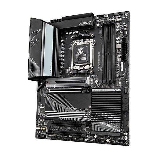 Gigabyte X670 AORUS ELITE AX Wi-Fi DDR5 8000 MHz (OC) PCI-E Gen4 M.2 USB 3.2 HDMI 2.5G LAN Wi-Fi 6E ATX AM5