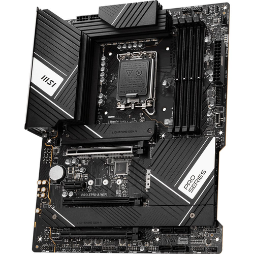 MSI PRO Z790-A WiFi DDR5 7200MHz (OC) PCI-E Gen 5 M.2 USB 3.2 DP HDMI 1x2.5G LAN WiFi 6E ATX Soket 1700