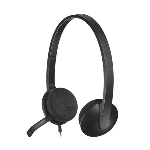 Logitech H340 Mikrofonlu Kulakl�k Siyah 981-000475