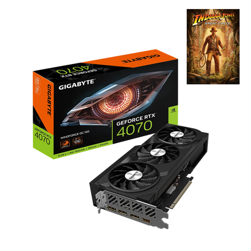 Gigabyte GeForce RTX 4070 Windforce 2x OC V2 12G 12GB 192Bit GV-N4070WF2OCV2-12GD